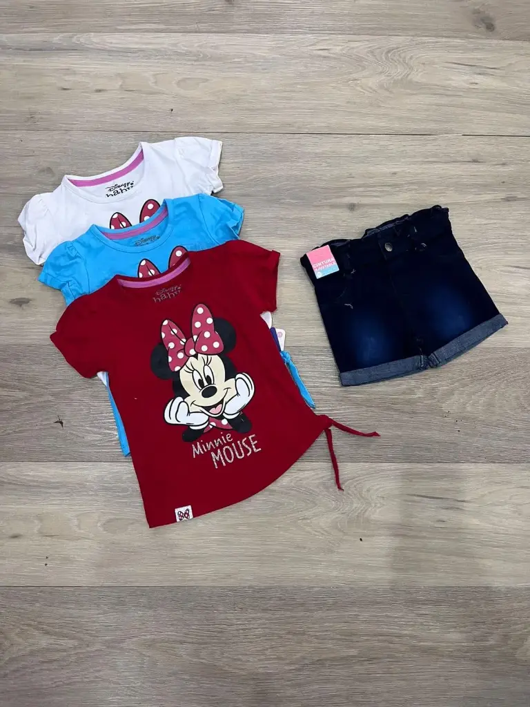 Minnie Conjunto Meses Niña