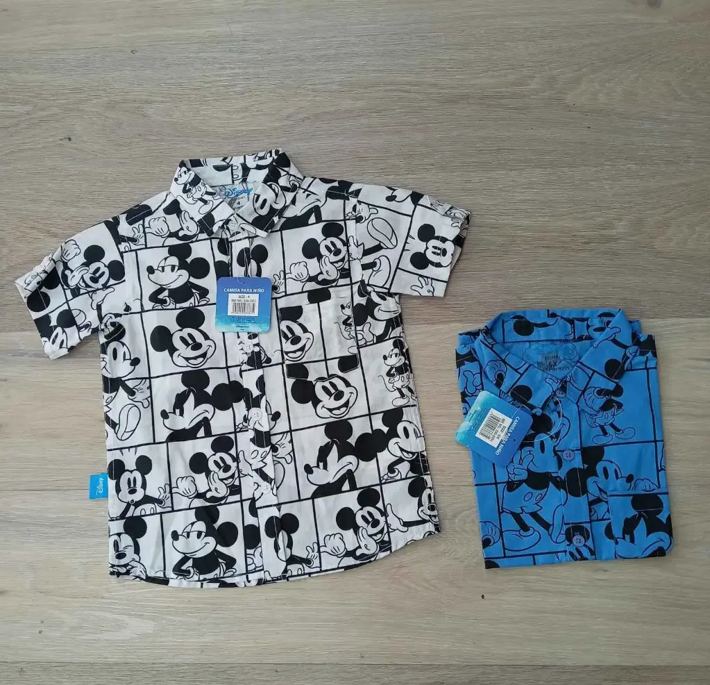 Mickey Mouse Camisa Infantil Niño