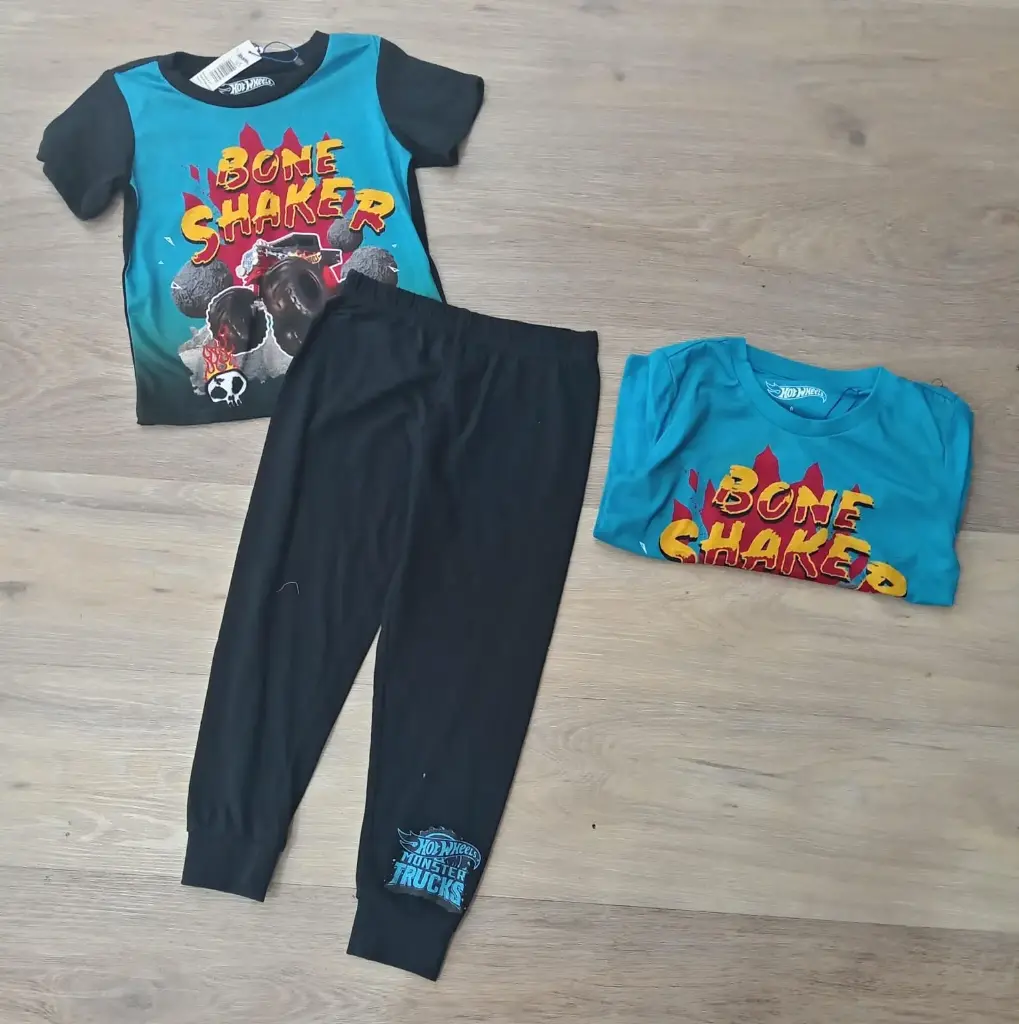 Hot Wheels Pijama Conjunto Infantil Niño