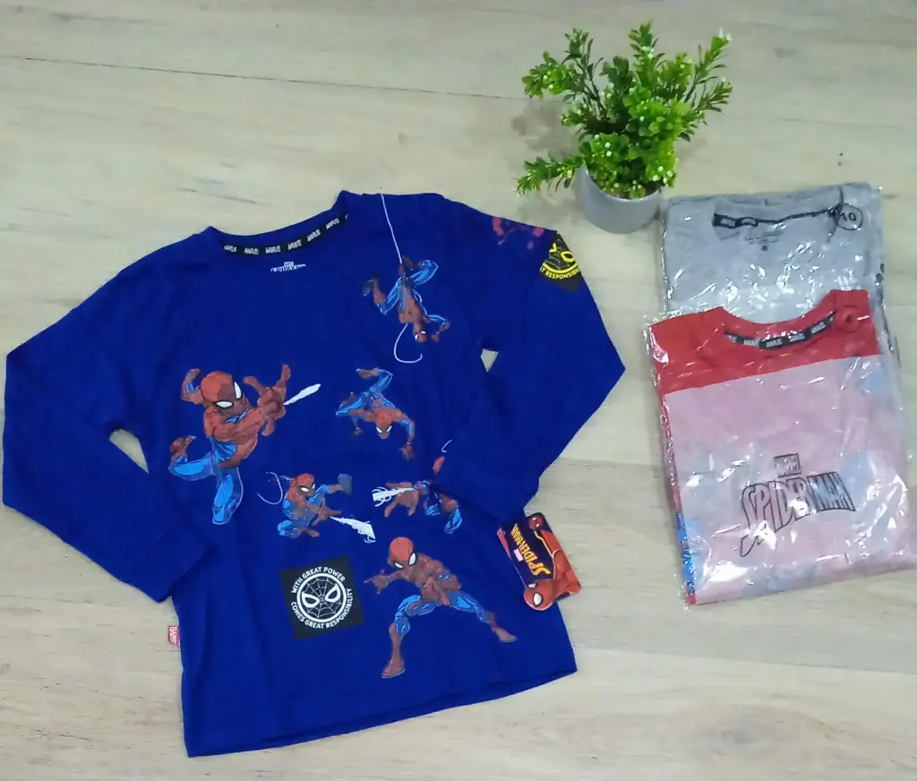 Marvel Comics Camiseta Manga Larga Infantil Niño