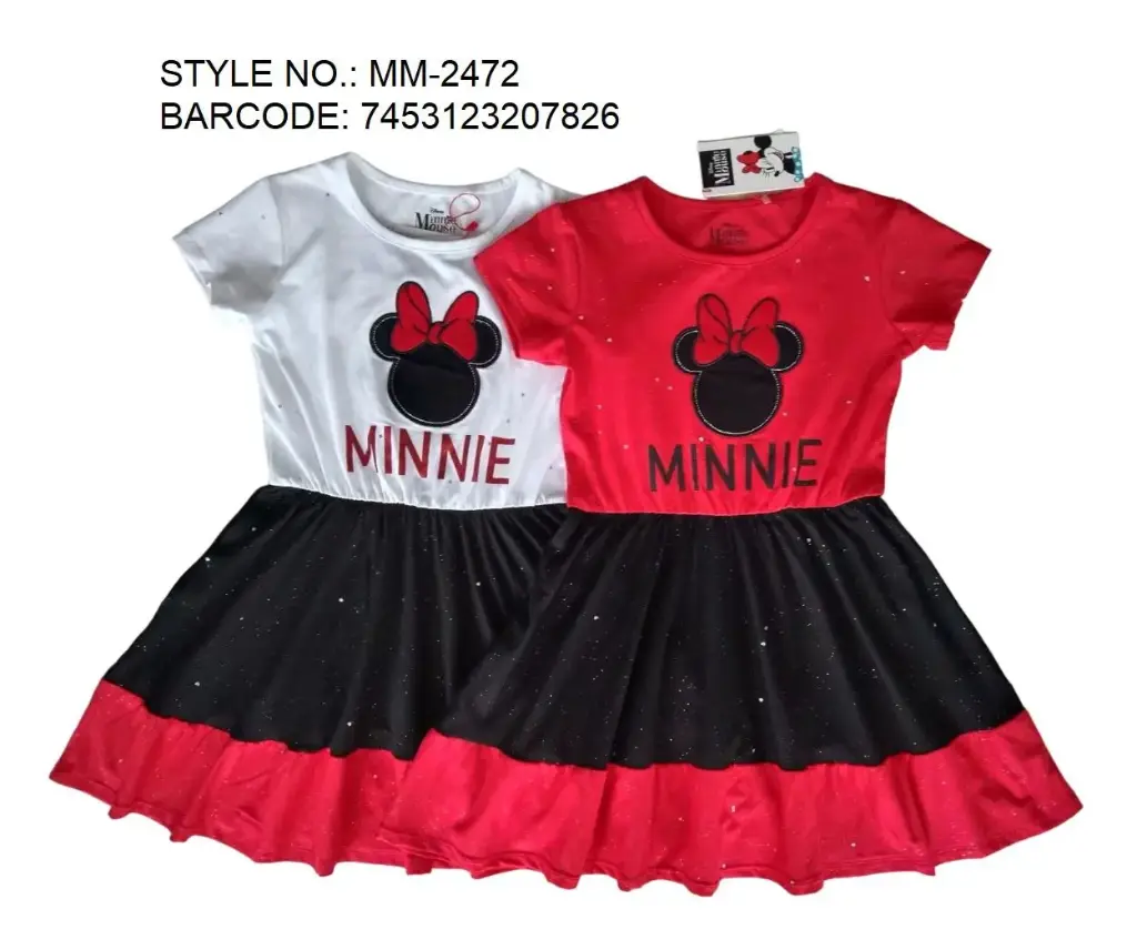 Minnie Vestido Infantil Niña	