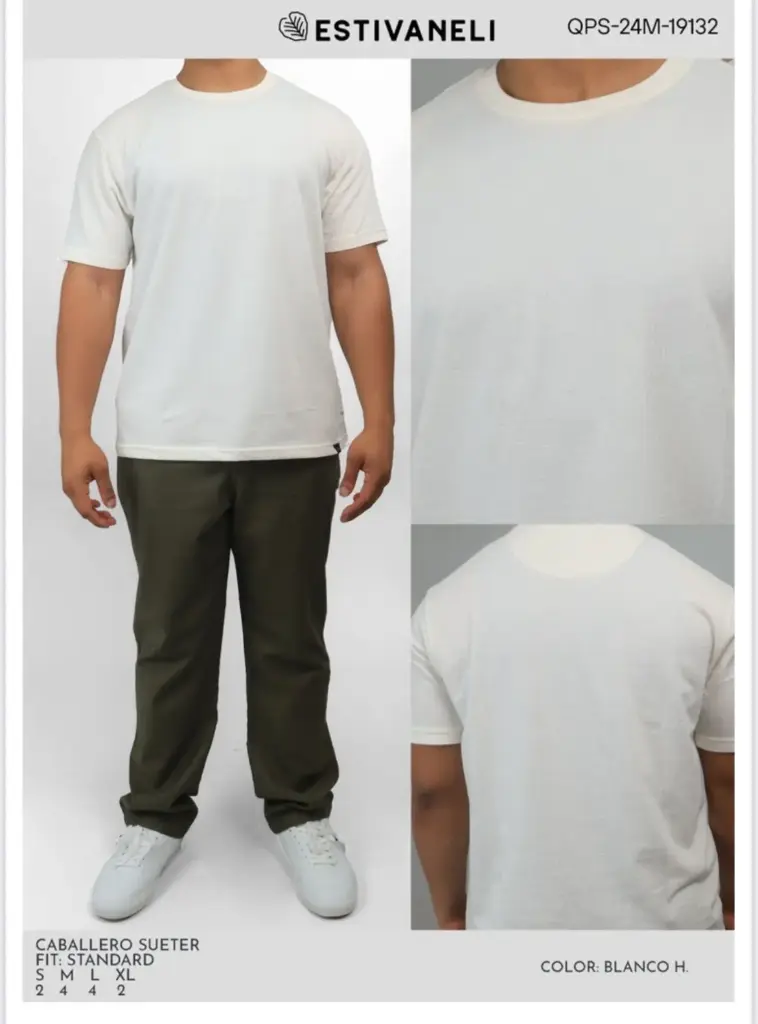 Estivaneli Camiseta Hombre