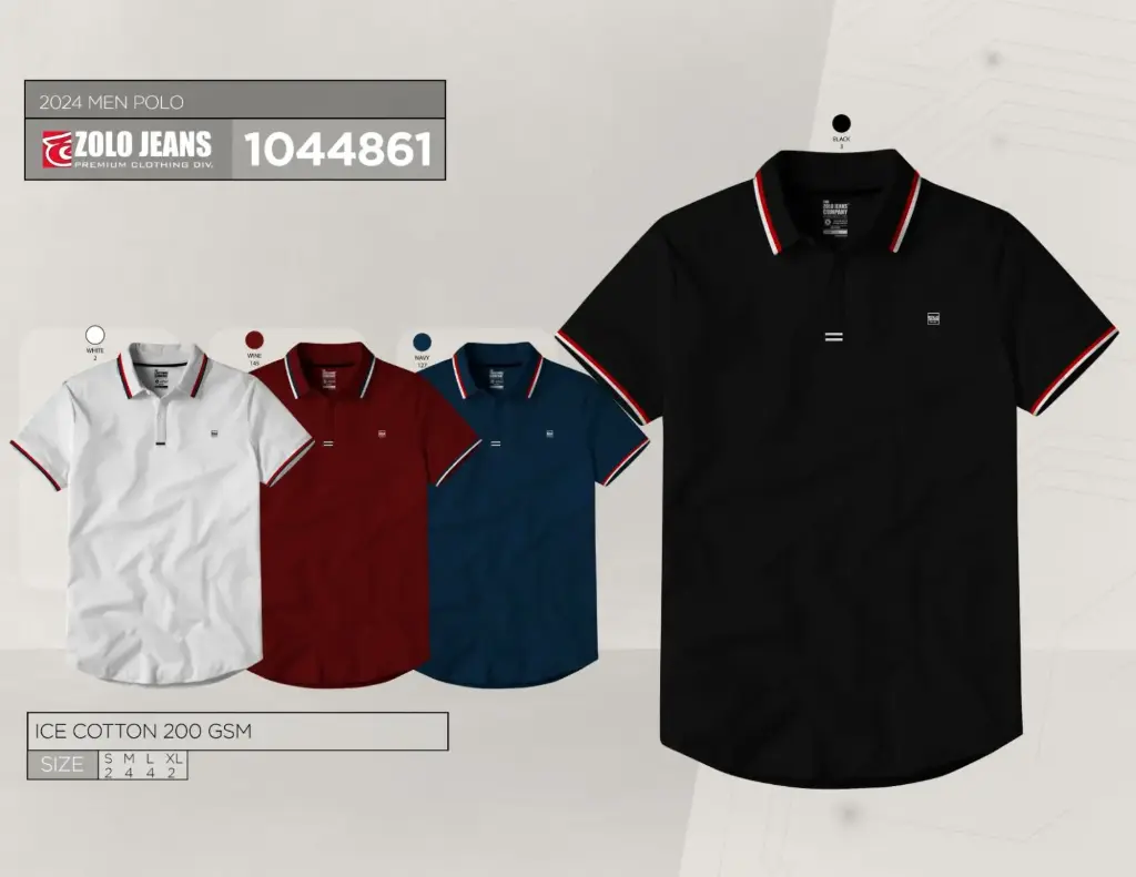Zolo Jeans Camiseta Polo Hombre