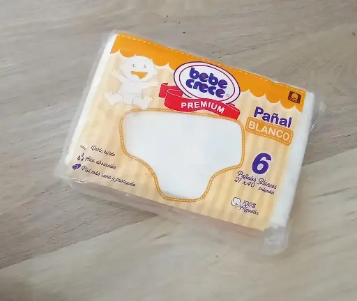 [35-5PLA] Bebe Crece Pañales Media Docena