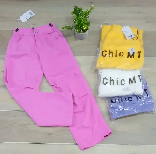 [CPG1071-45] Chic Mi Pantalon Juvenil Niña