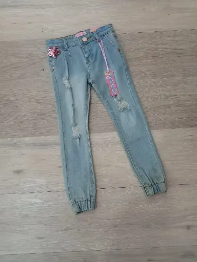 [42-401920] Bebe Crece Pantalon Jeans Infantil Niña