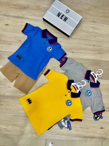 [C9-BA-1073N] Batman Conjunto Infantil Niño