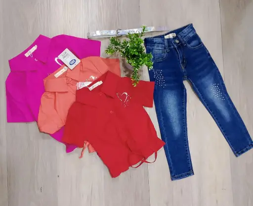[33-5571180] Bebe Crece Conjunto Infantil Niña