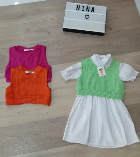 [CGS1087-63] Chic Mi Conjunto Infantil Niña
