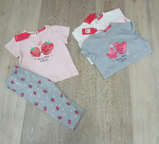 [JJ-3174] Bomb Shell Pijama Conjunto Infantil Niña