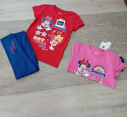 [MM-1793] Minnie Mouse Conjunto Infantil Niña