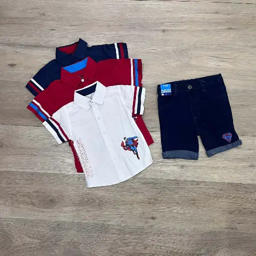 [C9-SM-1053N] Superman Conjunto Meses Niño