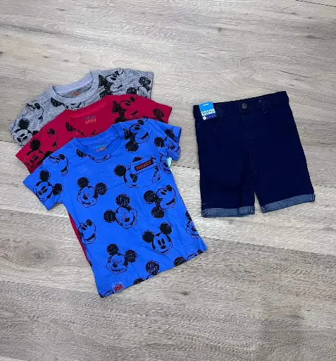 [D9-MK-1300B] Mickey Mouse Conjunto Meses Niño
