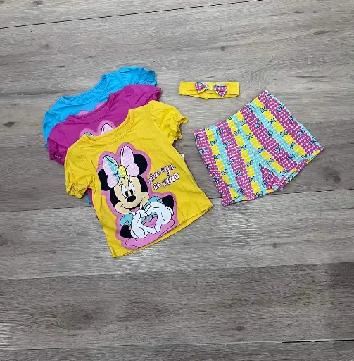 [D9-MI-1174B] Minnie Mouse Conjunto Meses Niña