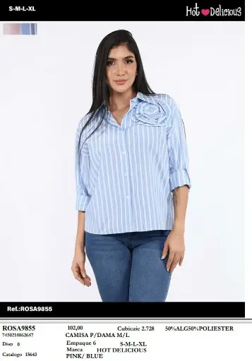 [ROSA9855] Hot Delicious Blusa Dama