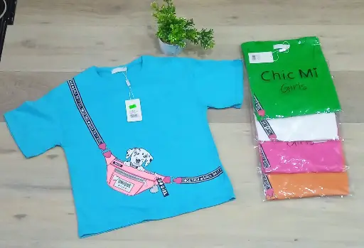 [CTG1073-57] Chic Mi Camiseta Juvenil Niña