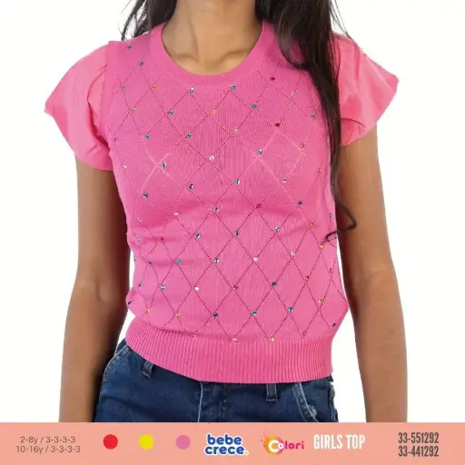 [33-441292] Bebe Crece Blusa Infantil Niña