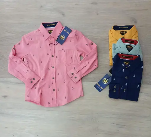 [HD-1893K] Black Label Camisa Juvenil Niño