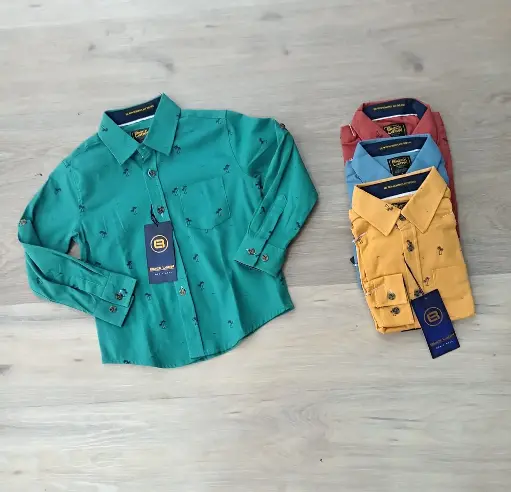 [HD-1894K] Black Label Camisa Juvenil Niño