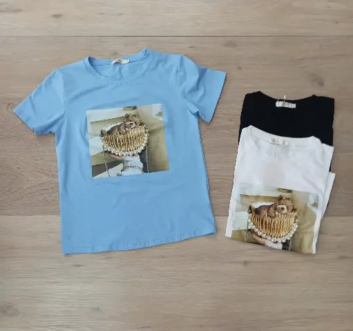 [107-10337] Cafe Siete Camiseta Dama