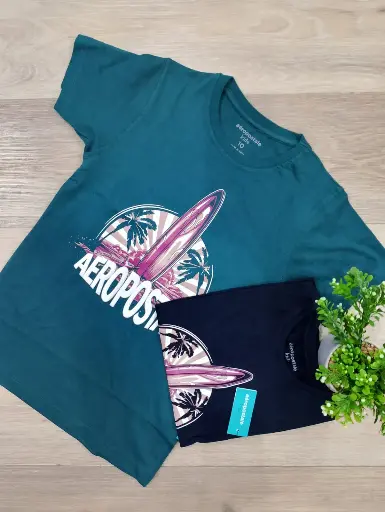 [2609] Aeropostale Camiseta Juvenil Niño