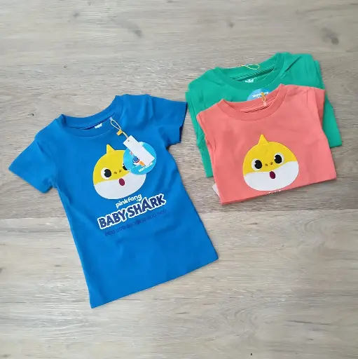 [BS-0035] Baby Shark Camiseta Infantil Niño