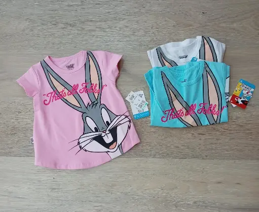 [10-10483] Looney Tunes Camiseta Infantil Niña