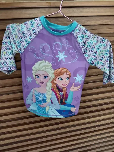 [I6-F-153D] Frozen Camiseta Infantil Niña