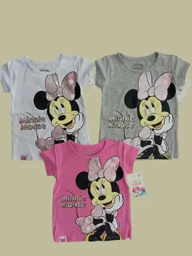 [D1-MI-1070B] Disney Baby Camiseta Meses Niña