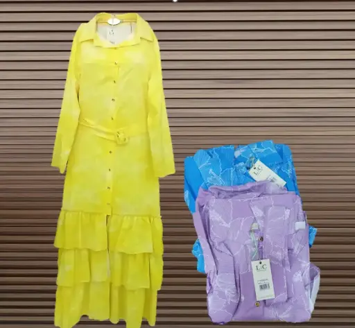 [SKN22-D-7431] Lemon C Vestido Dama