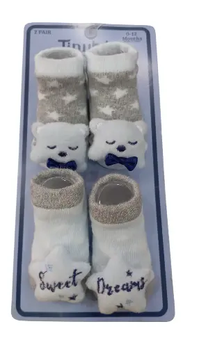 [TBX25998-ICC] Tiny Tots Paquete de Medias Meses Niño