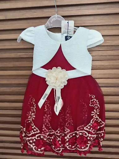 [42-441432-RED] Bebe Crece Vestido Infantil Niña