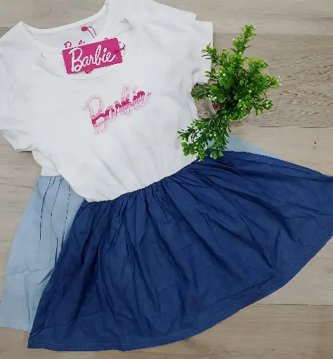 [BA-89546] Barbie Vestido Infantil Niña