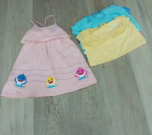 [BS-0055] Baby Shark Vestido Infantil Niña