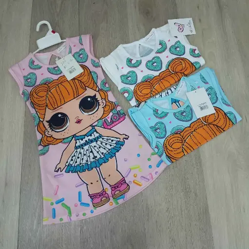 [GA6446] Fashion House Vestido Infantil Niña