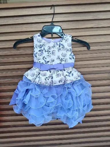 [606-LILAC] Bebe Crece Vestido Meses Niña
