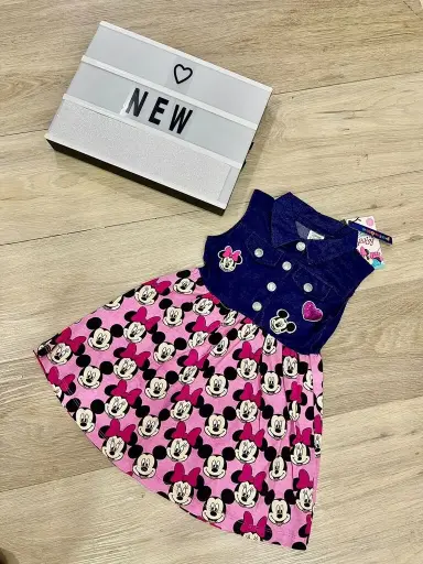 [D10-MI-1263B] Disney Baby Vestido Meses Niña