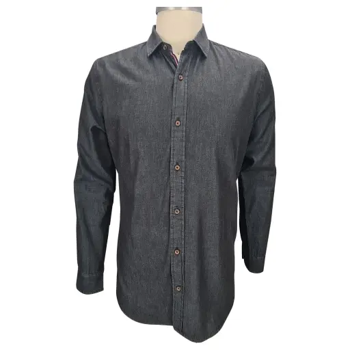 [DEN-2047-B01] Johnny Cotton Camisa Hombre