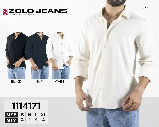 [1114171] Zolo Jeans Camisa Hombre