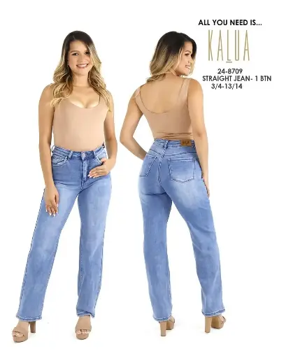 [24-8709] Kalua Pantalon Jeans Dama