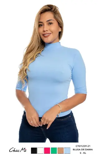 [CTD1239-21] Chic Mi Blusa Dama