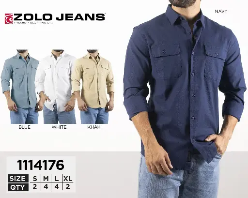 [1114176] Zolo Jeans Camisa Hombre
