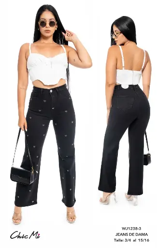 [WJ1238-3] Chic Mi Pantalon Dama	