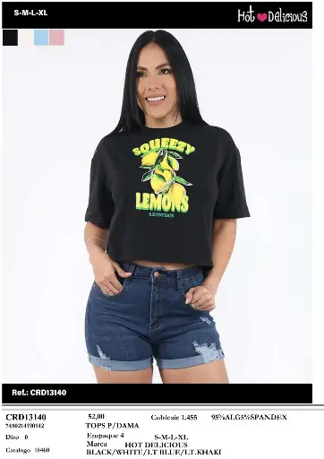 [CRD13140] Hot Delicious Camiseta Dama