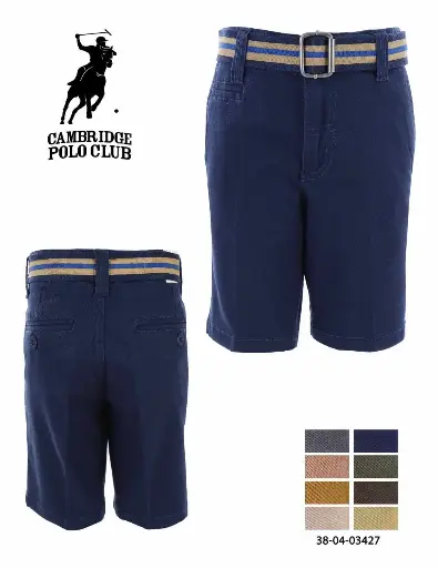 [38-04-03427] Cambridge Polo Short Infantil Niño