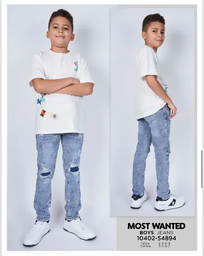 [10402-54894] Most Wanted Pantalon Jeans Infantil Niño