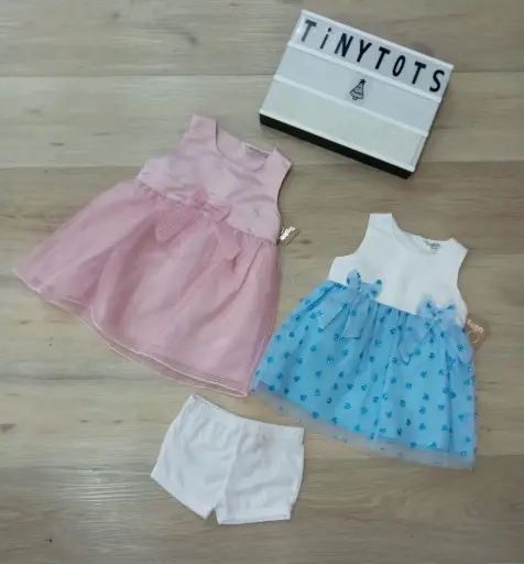 [221-W27-3063] Tiny Tots Vestido Meses Niña	
