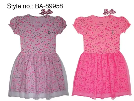 [BA-89958] Barbie Vestido Infantil Niña	