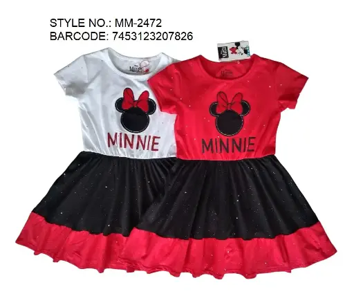 [MM-2472] Minnie Vestido Infantil Niña	