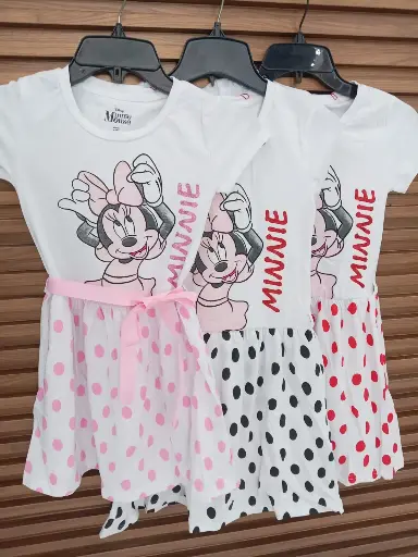 [MM-2343] Minnie Vestido Infantil Niña	